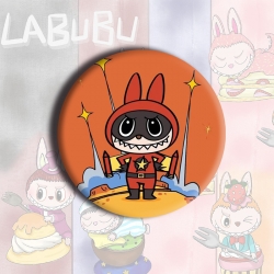 LABUBU Anime tinplate brooch b...