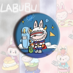 LABUBU Anime tinplate brooch b...