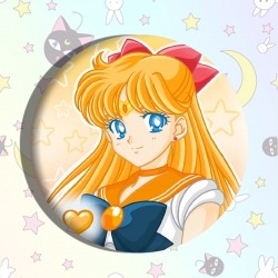 sailormoon Anime tinplate broo...