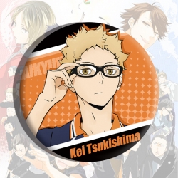 Haikyuu!! Anime tinplate brooc...