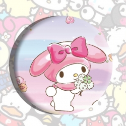 sanrio Anime tinplate brooch b...