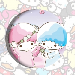 sanrio Anime tinplate brooch b...