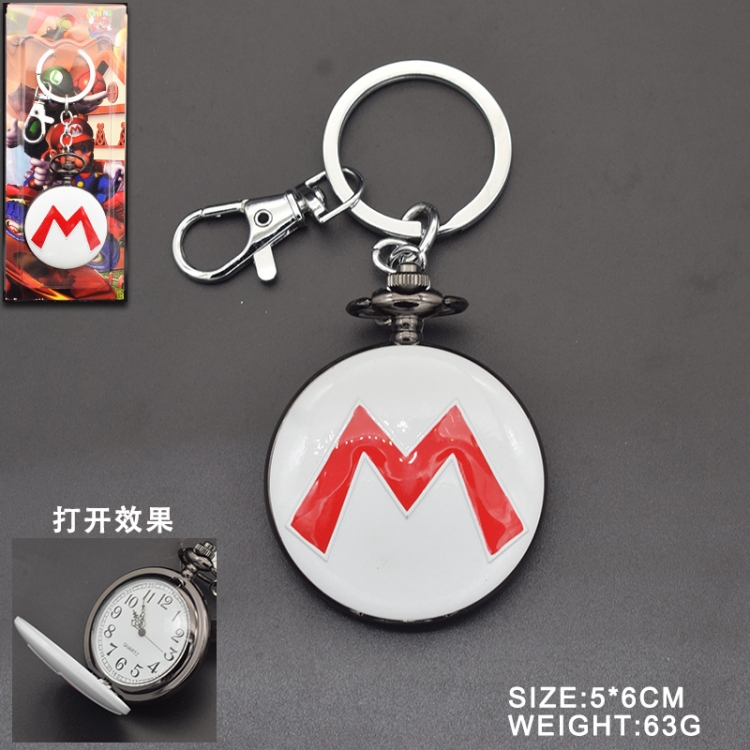 Super Mario Anime peripheral pocket watch keychain