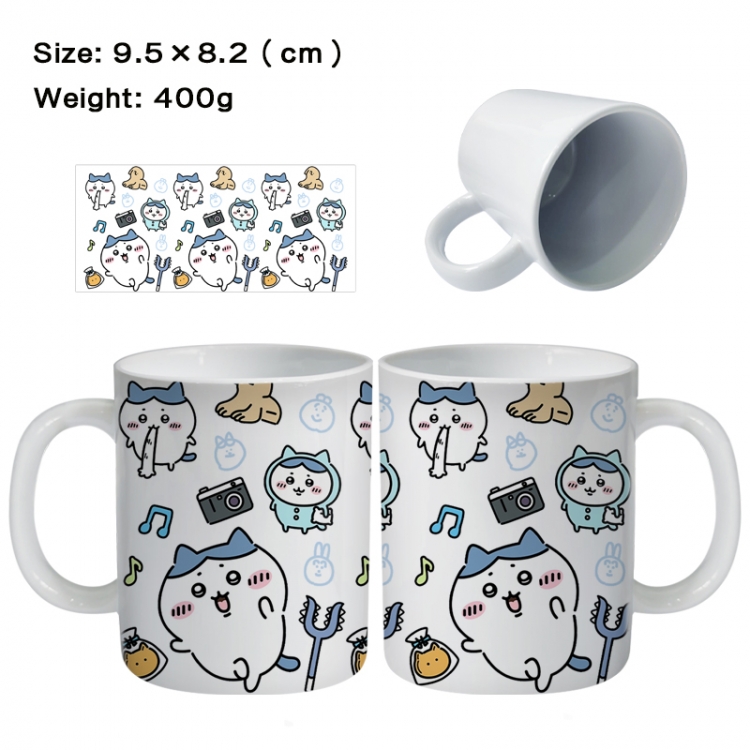 chiikawa Anime peripheral ceramic cup tea cup drinking cup 9.5X8.2cm