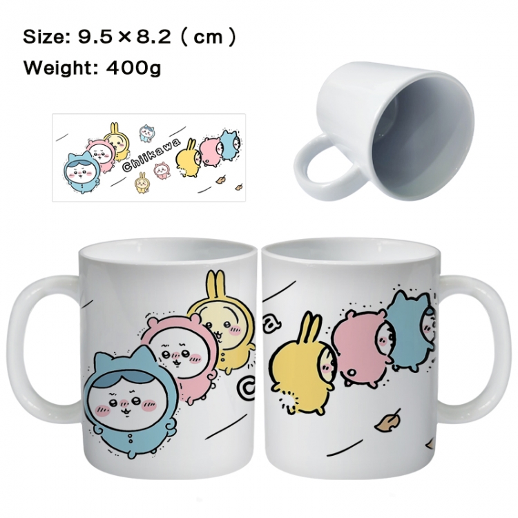 chiikawa Anime peripheral ceramic cup tea cup drinking cup 9.5X8.2cm