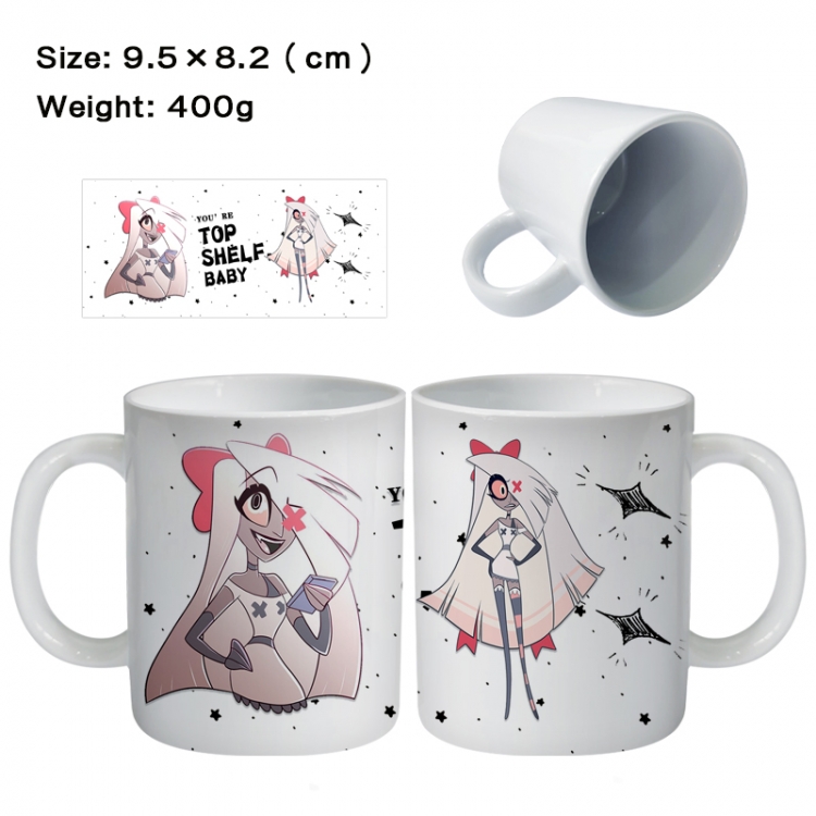 Hazbin Hotel Anime peripheral ceramic cup tea cup drinking cup 9.5X8.2cm