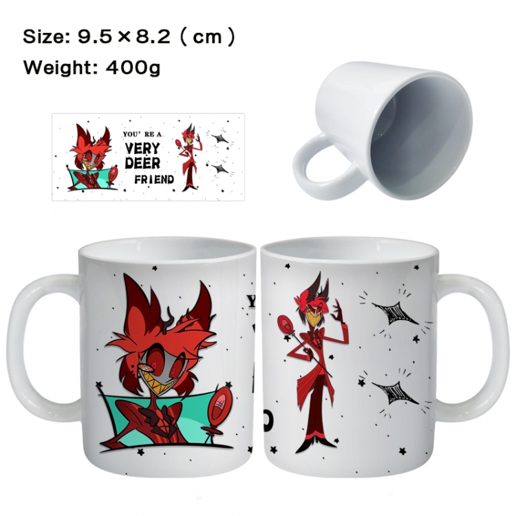 Hazbin Hotel Anime peripheral ceramic cup tea cup drinking cup 9.5X8.2cm