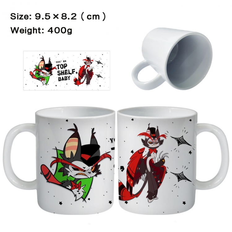 Hazbin Hotel Anime peripheral ceramic cup tea cup drinking cup 9.5X8.2cm