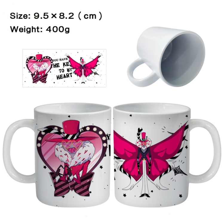 Hazbin Hotel Anime peripheral ceramic cup tea cup drinking cup 9.5X8.2cm