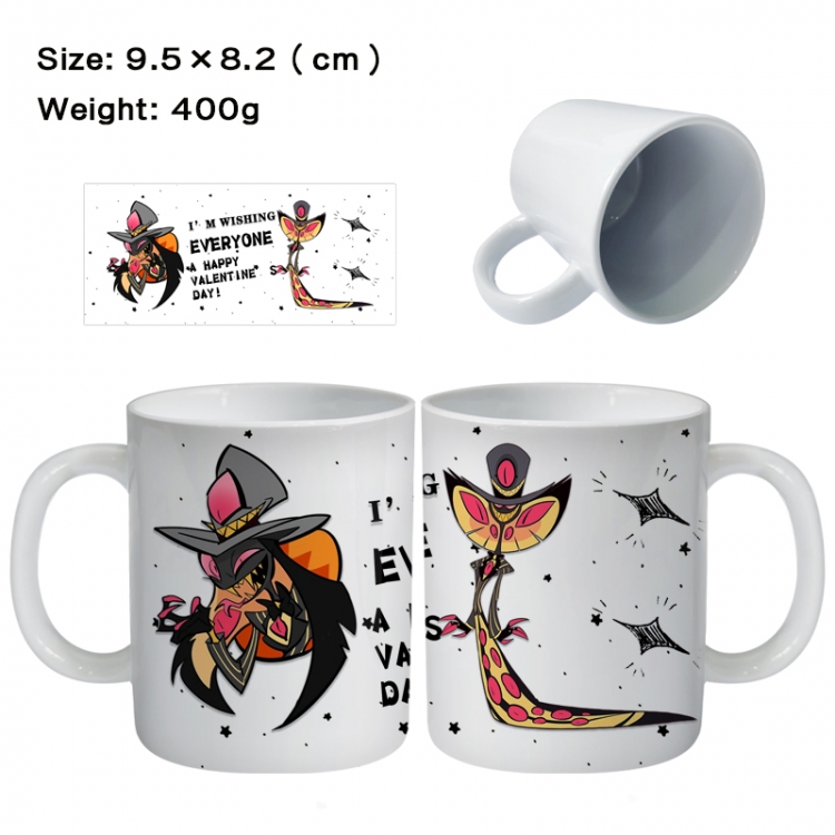 Hazbin Hotel Anime peripheral ceramic cup tea cup drinking cup 9.5X8.2cm