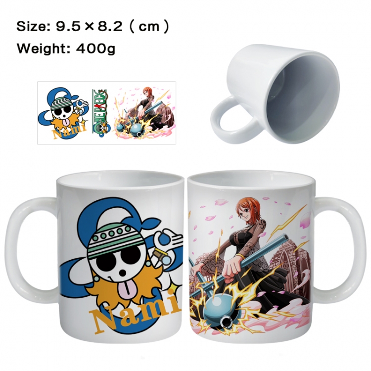 One Piece Anime peripheral ceramic cup tea cup drinking cup 9.5X8.2cm