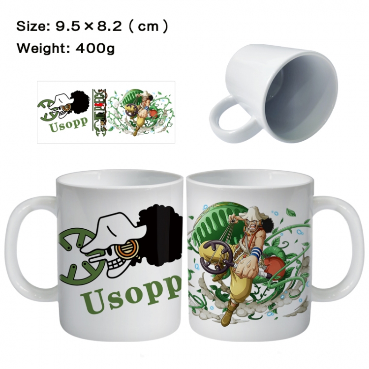 One Piece Anime peripheral ceramic cup tea cup drinking cup 9.5X8.2cm