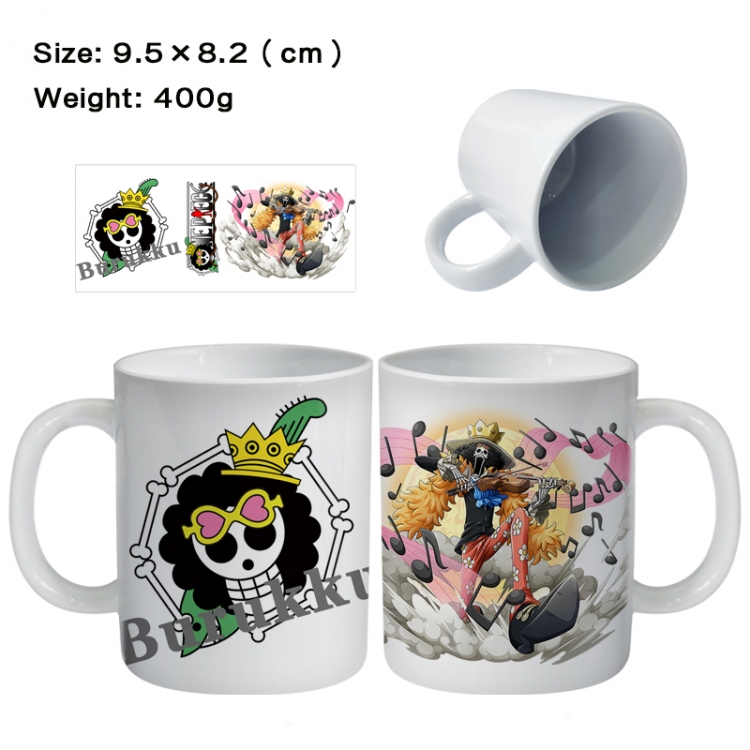 One Piece Anime peripheral ceramic cup tea cup drinking cup 9.5X8.2cm