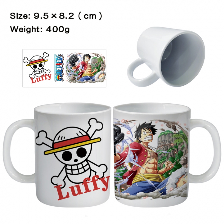 One Piece Anime peripheral ceramic cup tea cup drinking cup 9.5X8.2cm