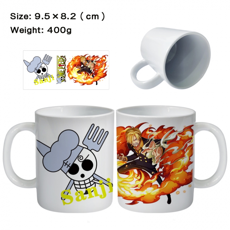 One Piece Anime peripheral ceramic cup tea cup drinking cup 9.5X8.2cm