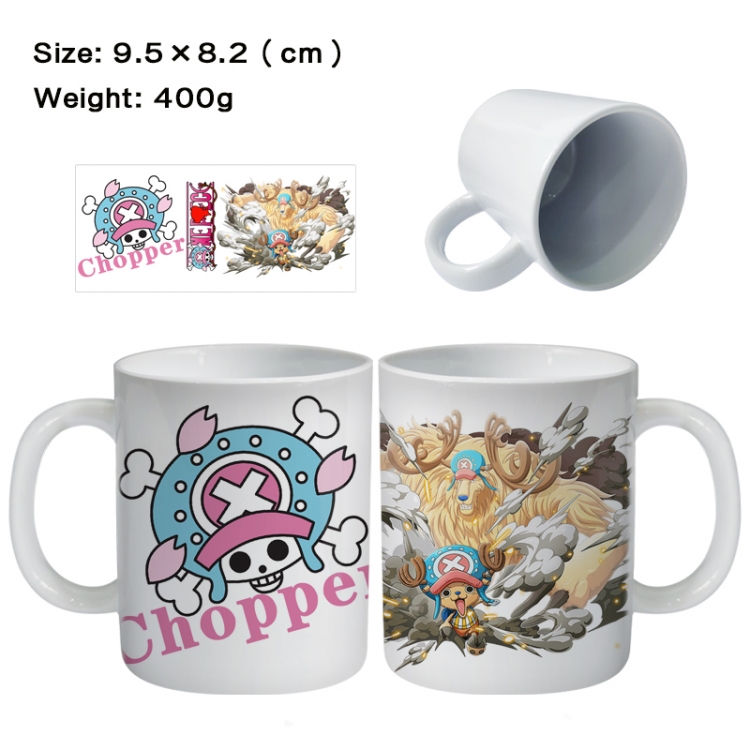 One Piece Anime peripheral ceramic cup tea cup drinking cup 9.5X8.2cm