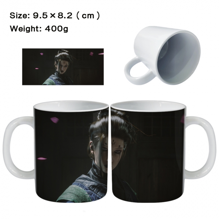 Black Myth Wukong Anime peripheral ceramic cup tea cup drinking cup 9.5X8.2cm