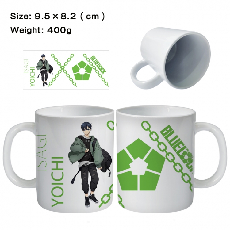 BLUE LOCK Anime peripheral ceramic cup tea cup drinking cup 9.5X8.2cm