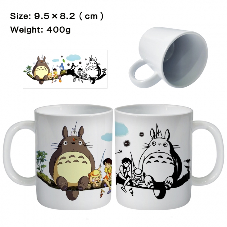 TOTORO Anime peripheral ceramic cup tea cup drinking cup 9.5X8.2cm