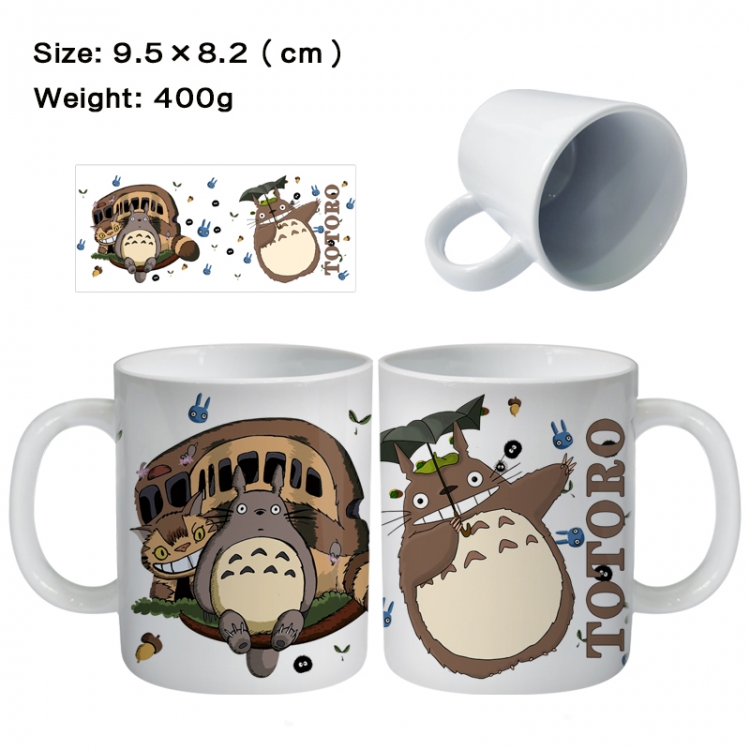 TOTORO Anime peripheral ceramic cup tea cup drinking cup 9.5X8.2cm