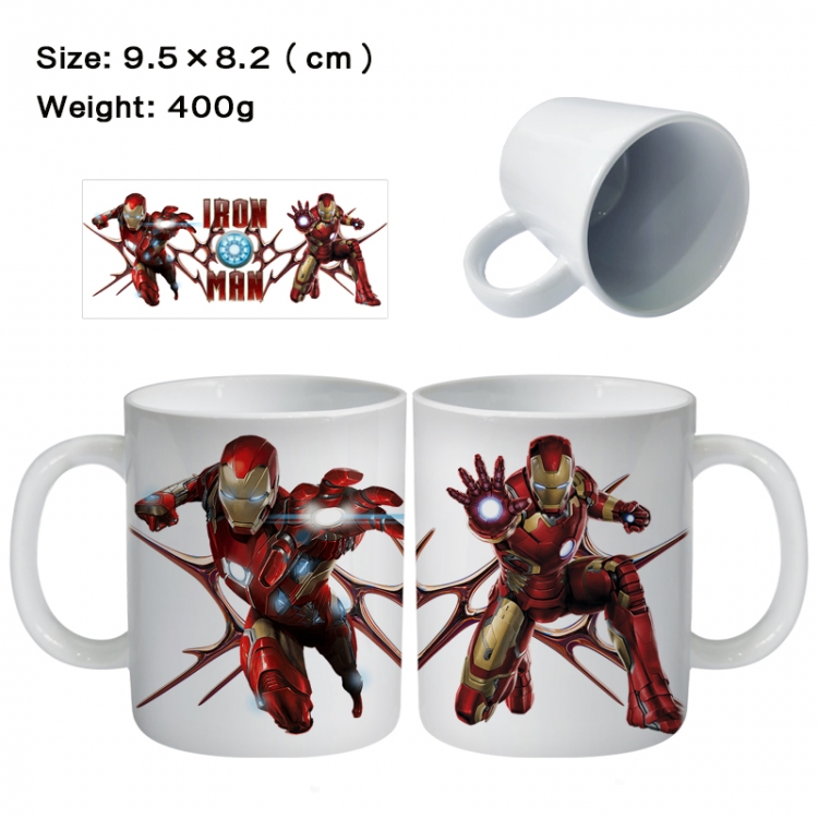 Iron Man Anime peripheral ceramic cup tea cup drinking cup 9.5X8.2cm