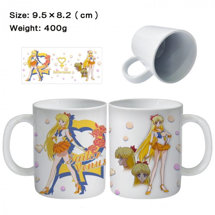 sailormoon Anime peripheral ceramic cup tea cup drinking cup 9.5X8.2cm