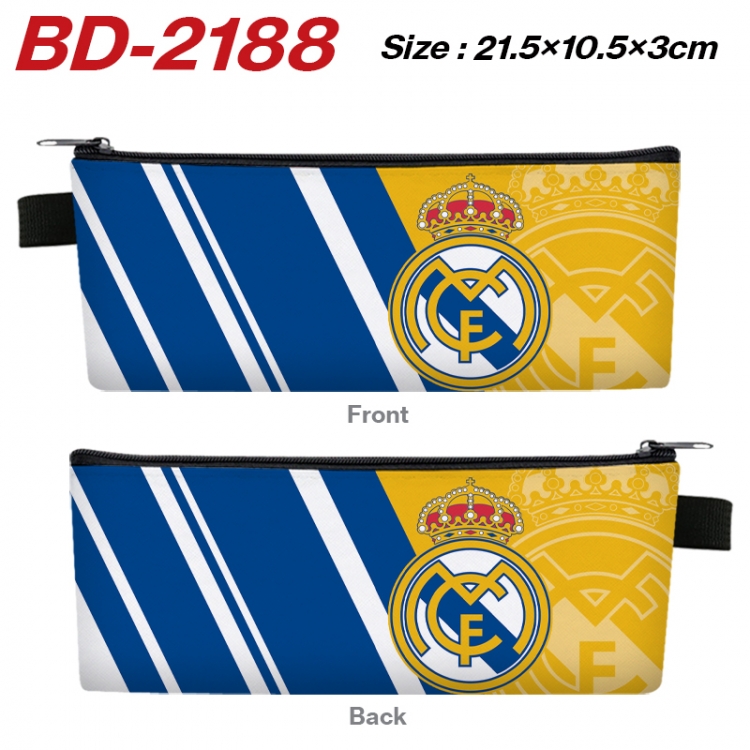 Sports star teams Animation color PU leather half fold wallet 11.5X9X2CM