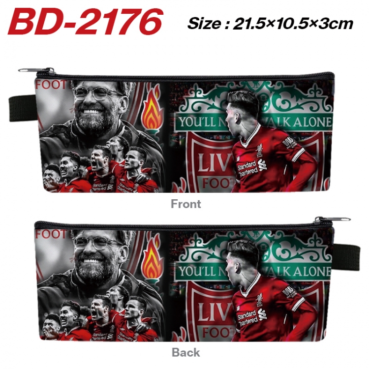 Sports star teams Animation color PU leather half fold wallet 11.5X9X2CM