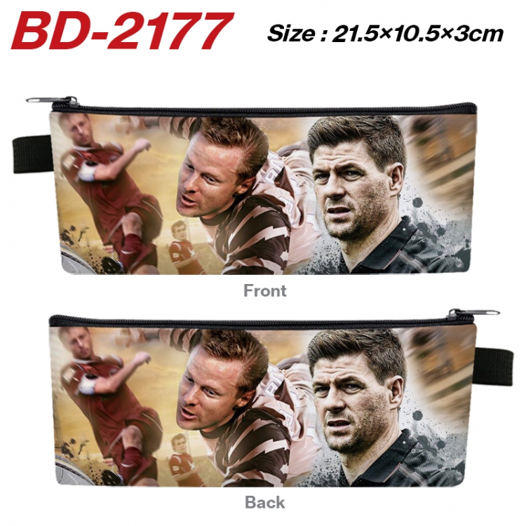 Sports star teams Animation color PU leather half fold wallet 11.5X9X2CM