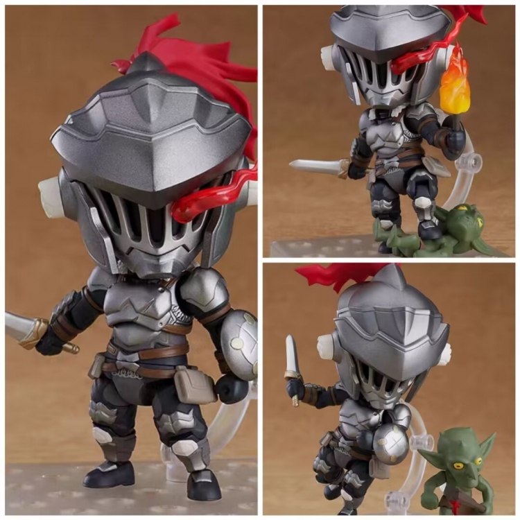 Goblin Slayer Q-version clay Interchangeable face Boxed Figure Decoration Model 10cm Weight 169g