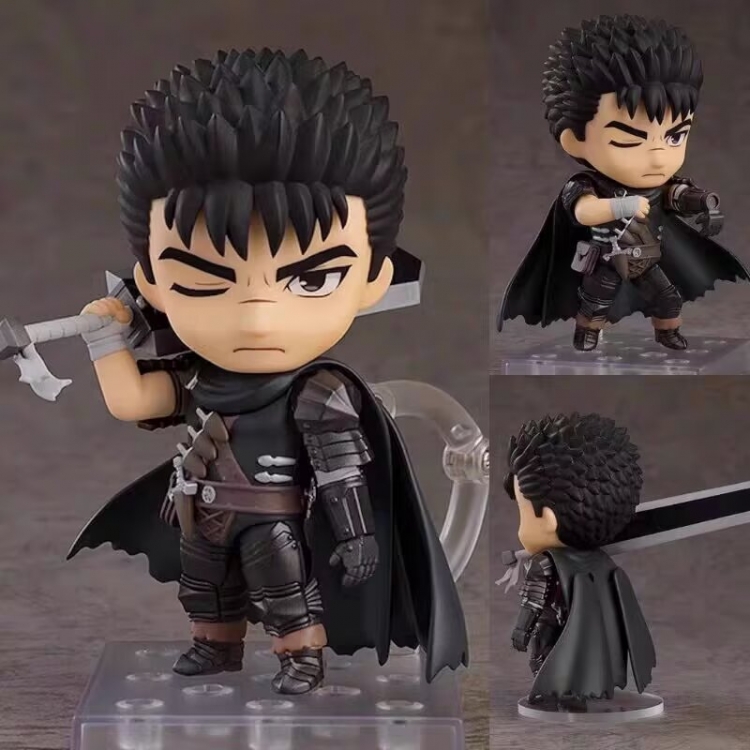 Berserk Q-version clay Interchangeable face Boxed Figure Decoration Model 10cm Weight  184g