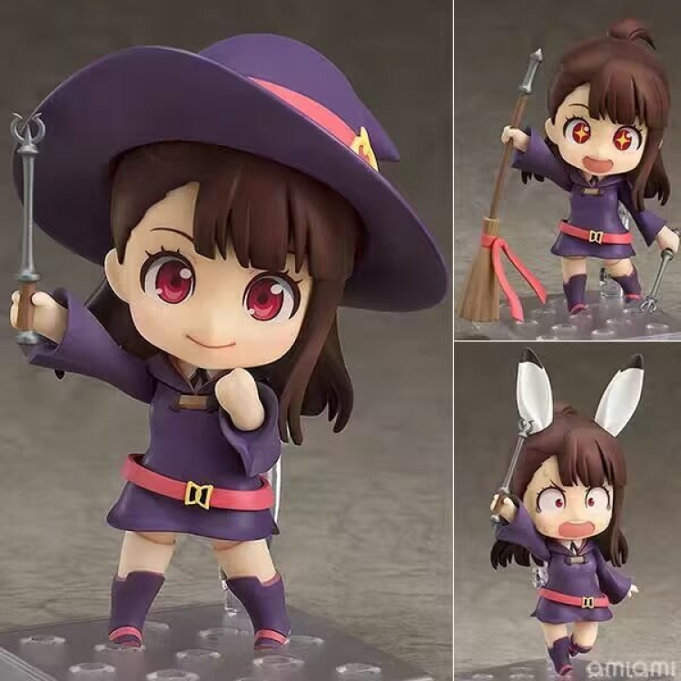 Little Witch Academia Q-version clay Interchangeable face Boxed Figure Decoration Model 10cm Weight 226g