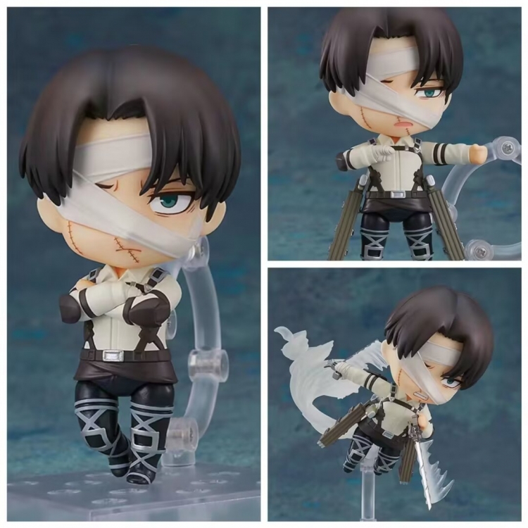 Shingeki no Kyojin Q-version clay Face changing figurine with a height of about 10cm  weight 185g