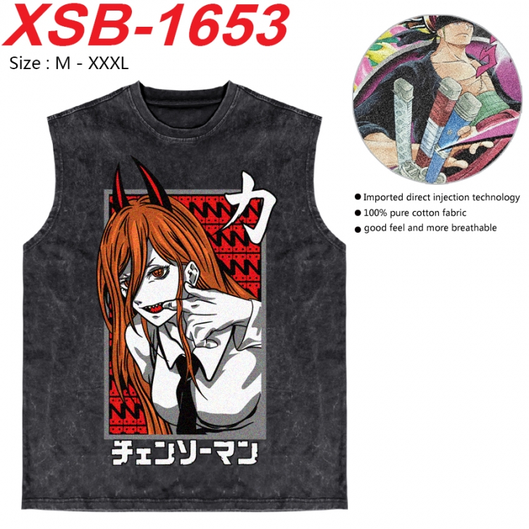 Tokyo Ghoul Anime pure cotton wash vest T-shirt 250g M-3XL 