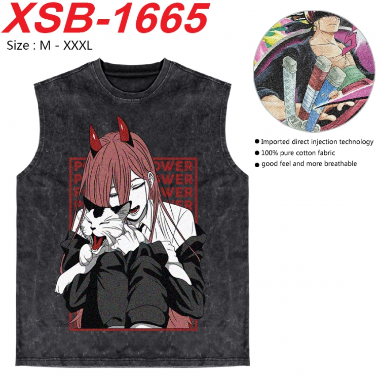 Tokyo Ghoul Anime pure cotton wash vest T-shirt 250g M-3XL 