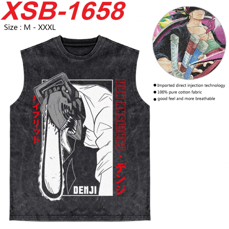 Tokyo Ghoul Anime pure cotton wash vest T-shirt 250g M-3XL 