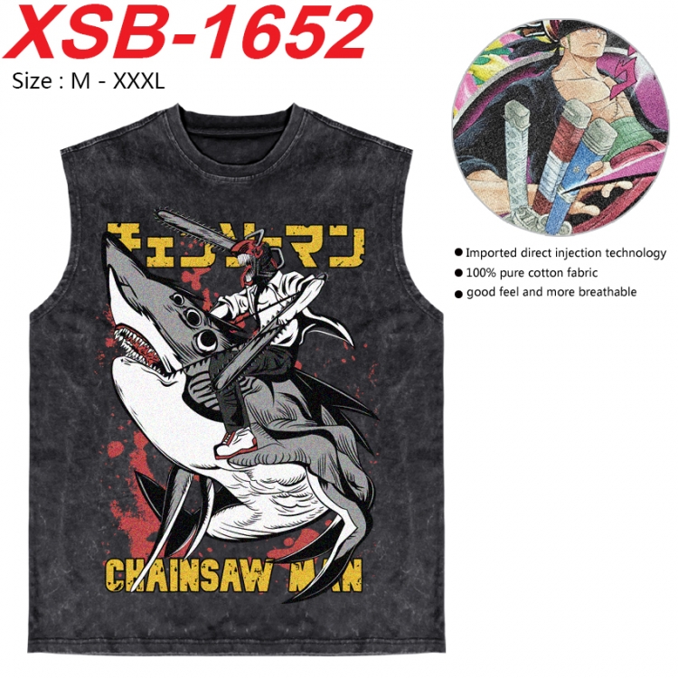 Tokyo Ghoul Anime pure cotton wash vest T-shirt 250g M-3XL 