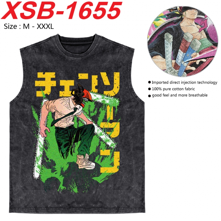 Tokyo Ghoul Anime pure cotton wash vest T-shirt 250g M-3XL 