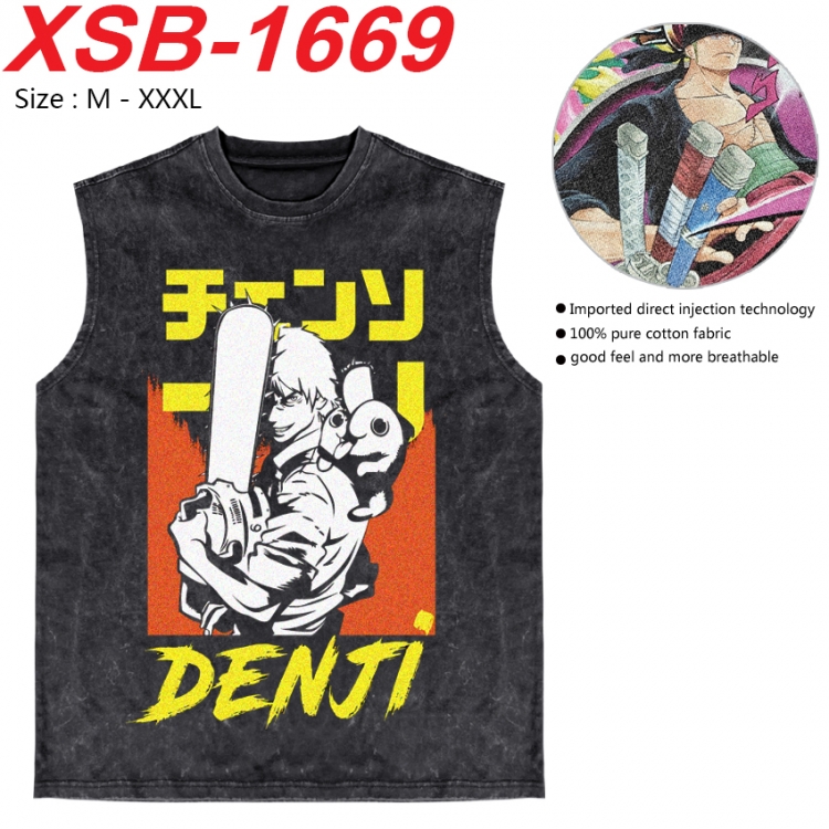 Tokyo Ghoul Anime pure cotton wash vest T-shirt 250g M-3XL 