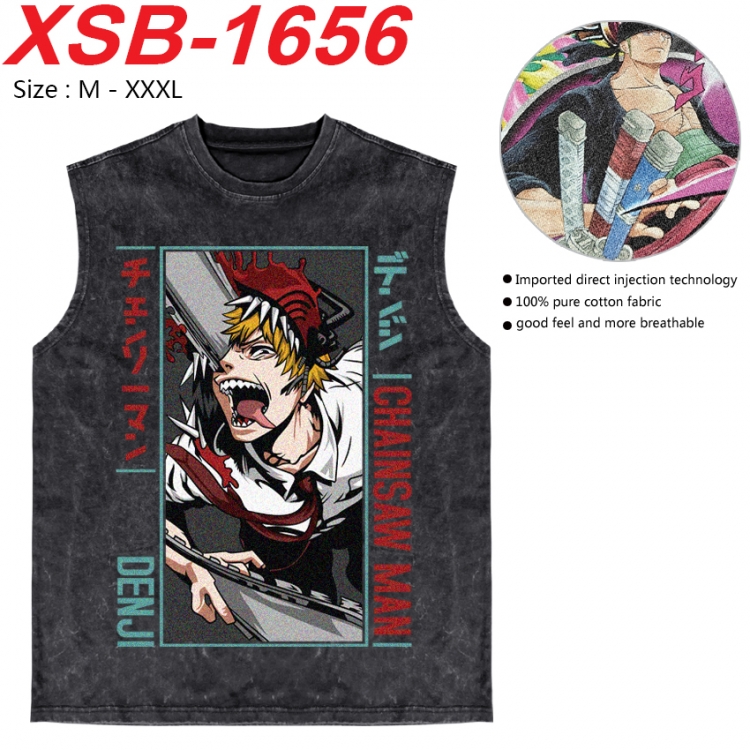 Tokyo Ghoul Anime pure cotton wash vest T-shirt 250g M-3XL 