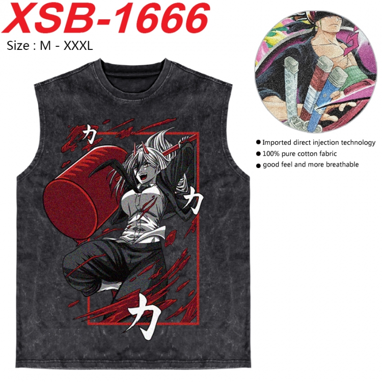 Tokyo Ghoul Anime pure cotton wash vest T-shirt 250g M-3XL 