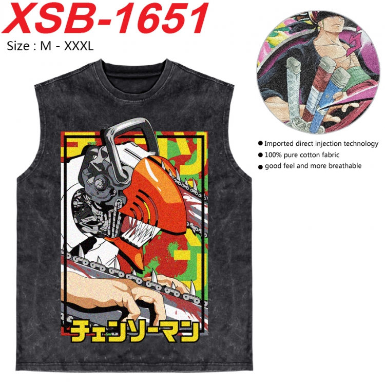 Tokyo Ghoul Anime pure cotton wash vest T-shirt 250g M-3XL 