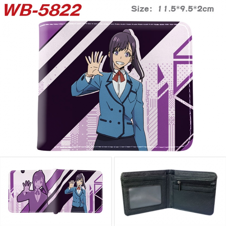 Solo Leveling:Arise Animation color PU leather half fold wallet 11.5X9X2CM WB-5822A