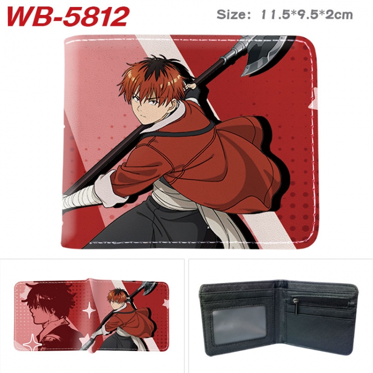 Frieren: Beyond Journey's End Animation color PU leather half fold wallet 11.5X9X2CM  WB-5812A