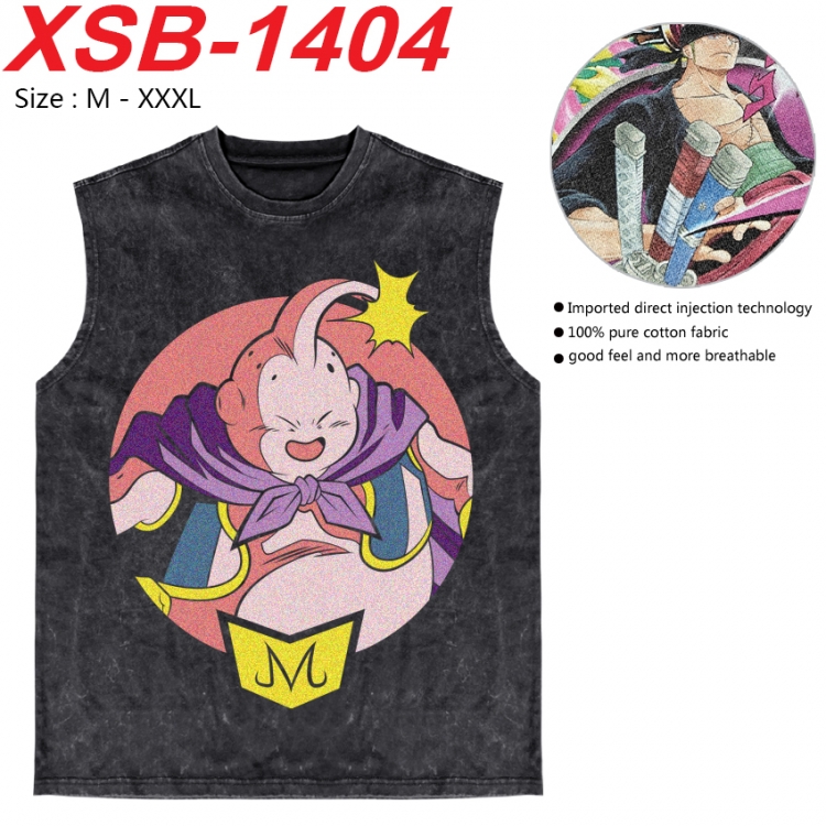 DRAGON BALL Anime pure cotton wash vest T-shirt 250g M-3XL 