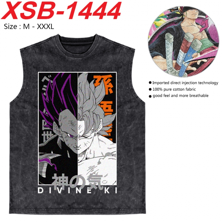 DRAGON BALL Anime pure cotton wash vest T-shirt 250g M-3XL 