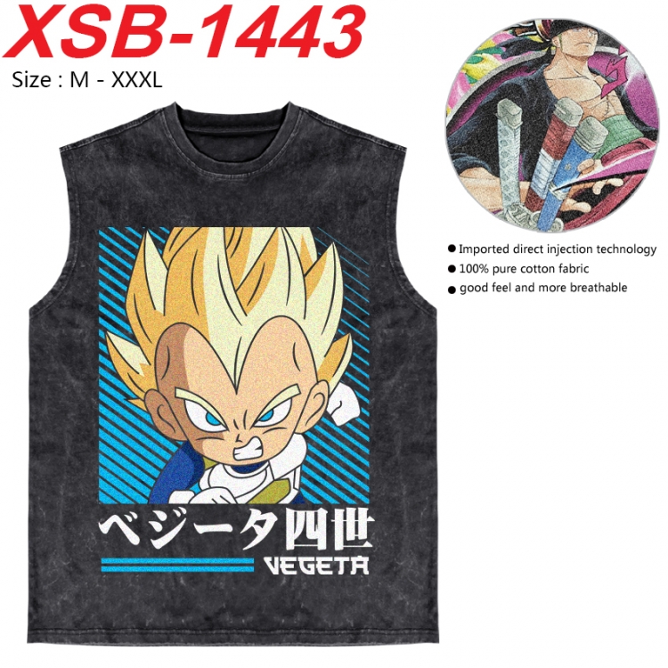 DRAGON BALL Anime pure cotton wash vest T-shirt 250g M-3XL 