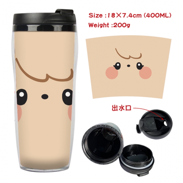 straykids Anime full-color double-layer water cup 18X7.4cm 400ml