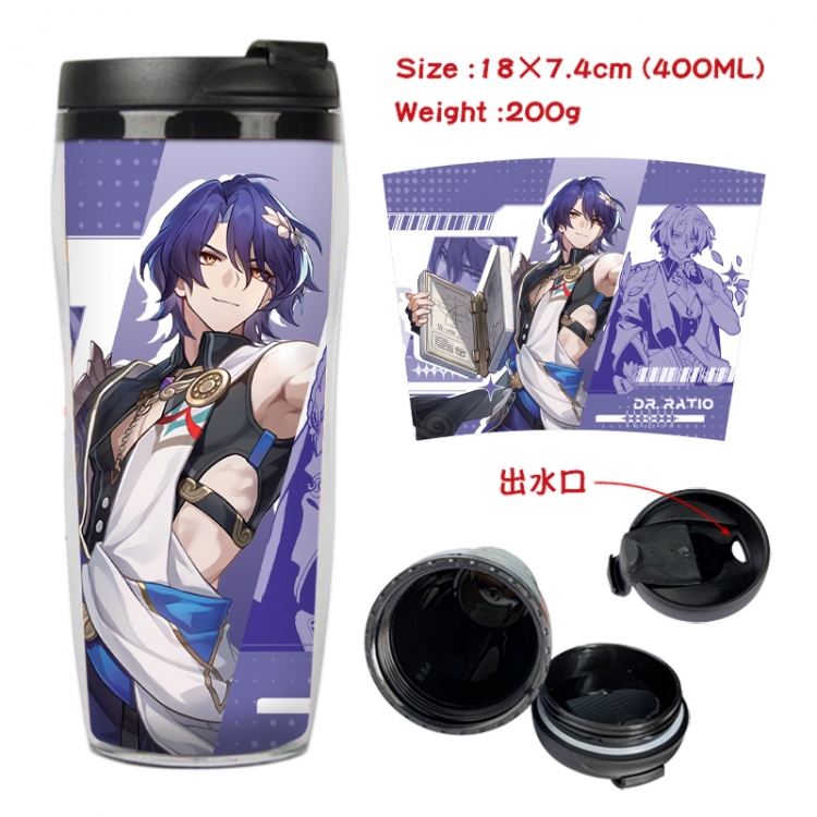 Honkai: Star Rail Anime full-color double-layer water cup 18X7.4cm 400ml