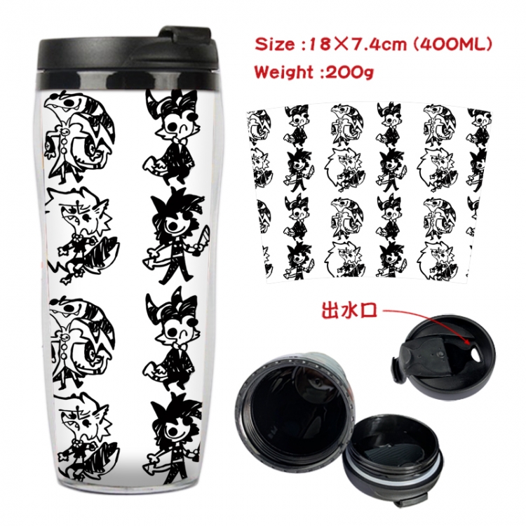 Hazbin Hotel Anime full-color double-layer water cup 18X7.4cm 400ml